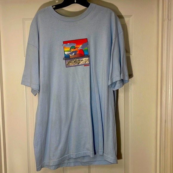 XL BABY BLUE RETRO DESIGN - Picture 1 of 3
